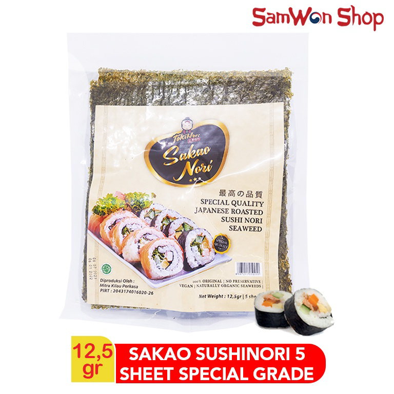 

❄️ READY STOK ❄️ SAKAO SUSHINORI (5 SHEET) SPECIAL GRADE SEAWEED RUMPUT LAUT