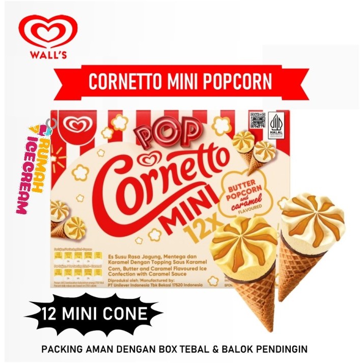 

Es Krim Wall's Cornetto Mini Pop Corn