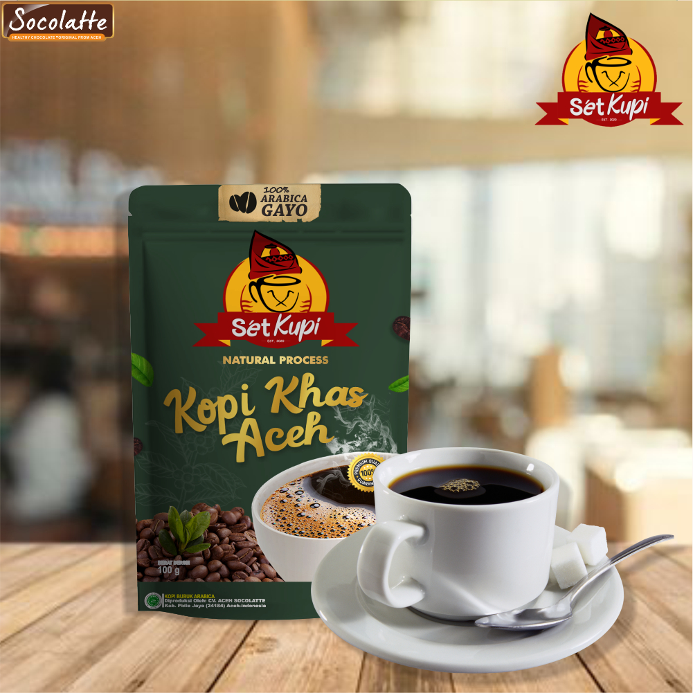 

KOPI ARABICA ACEH GAYO NATURAL (BUBUK)