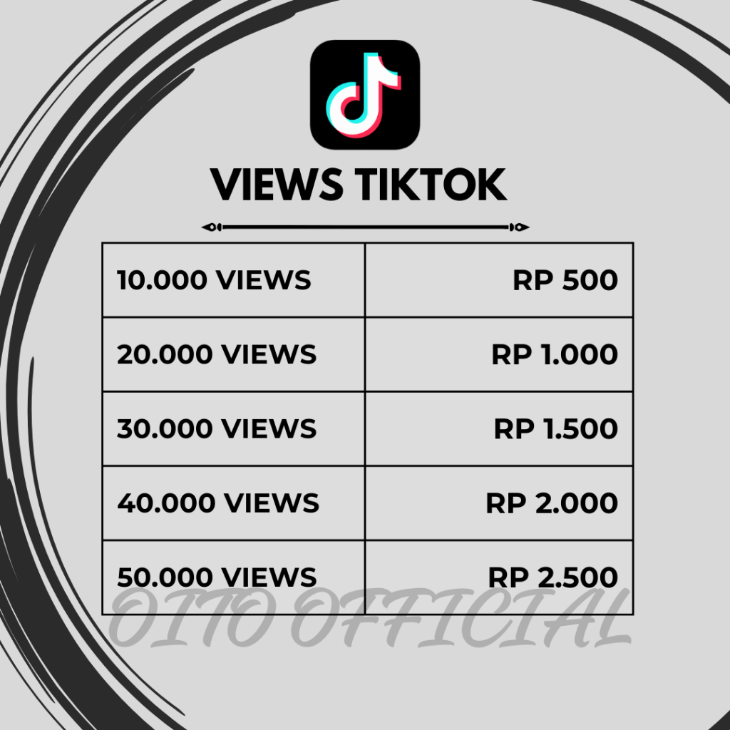 Views Tiktok FYP Permanen High Quality