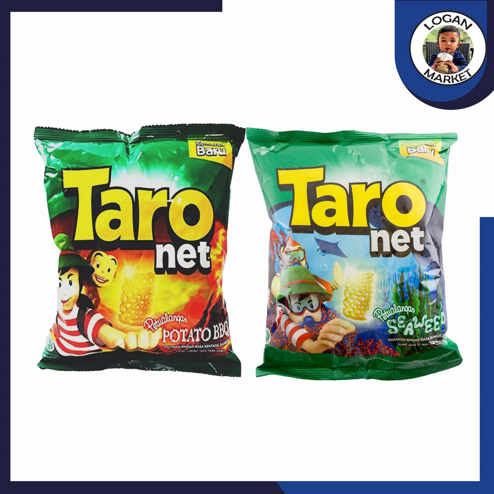 

☄️NEW✨ Taro Net Snack Seaweed Potato BBQ Barbeque 65gram 65 gram