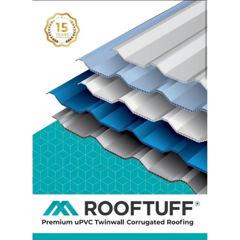 Atap Upvc ROOFTUFF Twinwall Double Layer