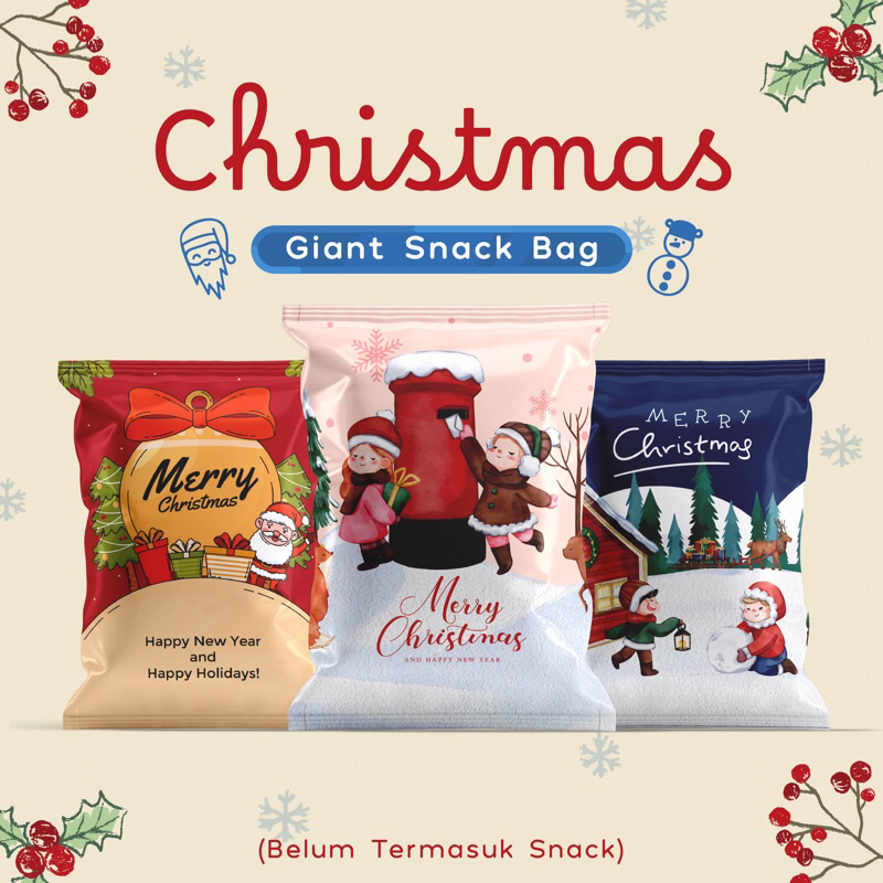 

POUCH SNACK CHRISTMAS JUMBO / KANTONG NATAL - SEONMUL STUDIO