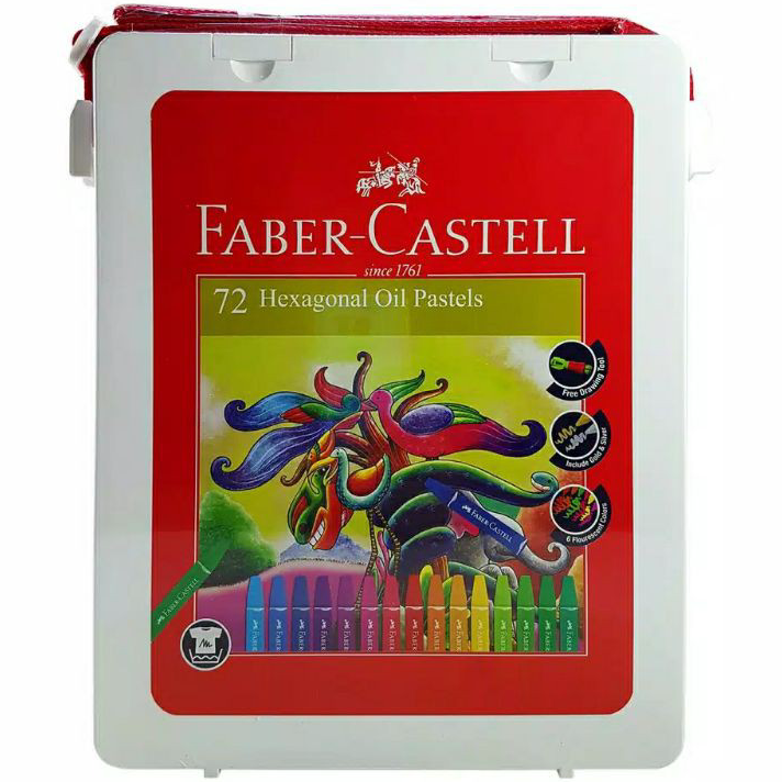 

Stock Banyak Crayon Faber Castell / Hexagonal Oil Pastel Faber Castell 72 Warna