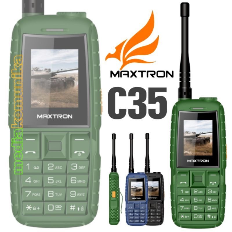MAXTRON C35 - Hp Outdoor - Big Speaker - Big Battery - Dual Sim - Radio FM - Garansi Resmi