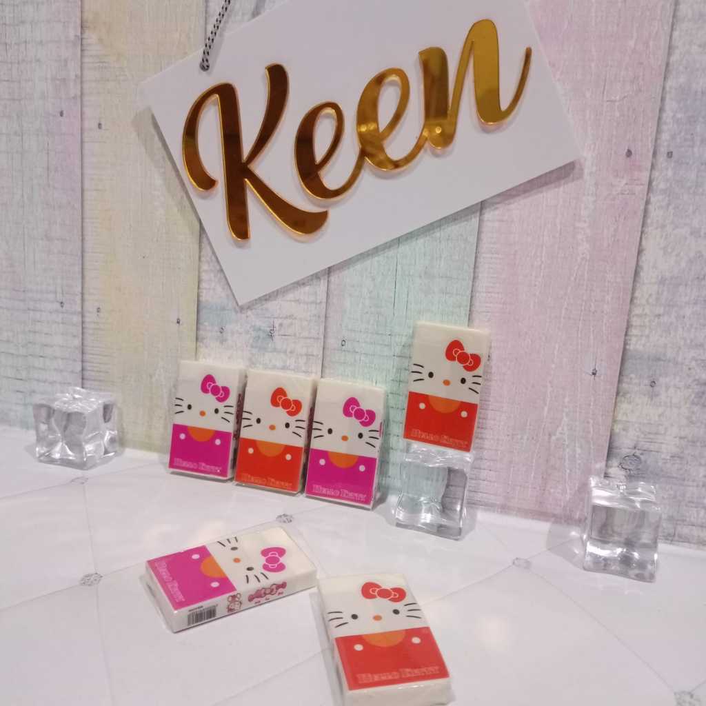 

STIP PENGHAPUS HAPUSAN motif HELLOKITTY 1Buah Penghapus