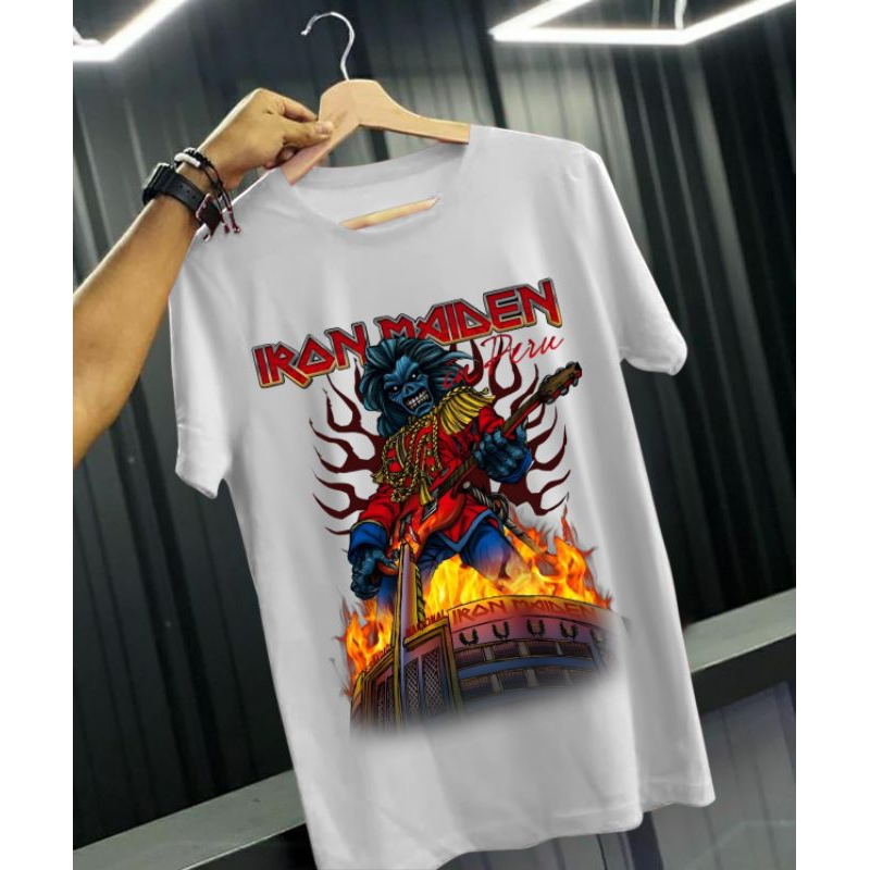 ALPHA - KAOS DISTRO UKURAN JUMBO GAMBAR IRON MAIDEN API