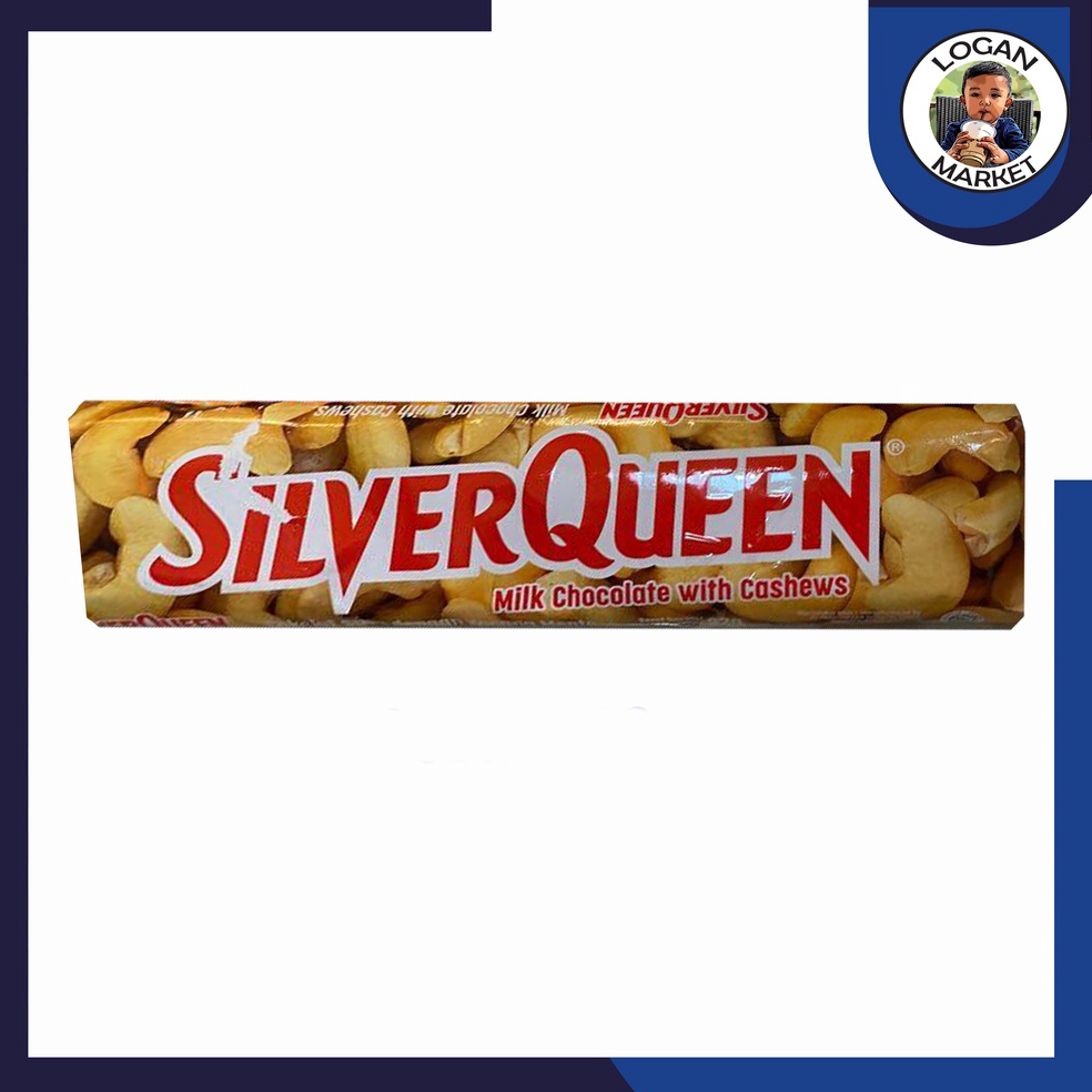 

✔FREE ONGKIR✅ Silverqueen Silver Queen Coklat Cokelat Cashew Kacang Mede 58gram 58 gram (ex 62gram 62 gram)