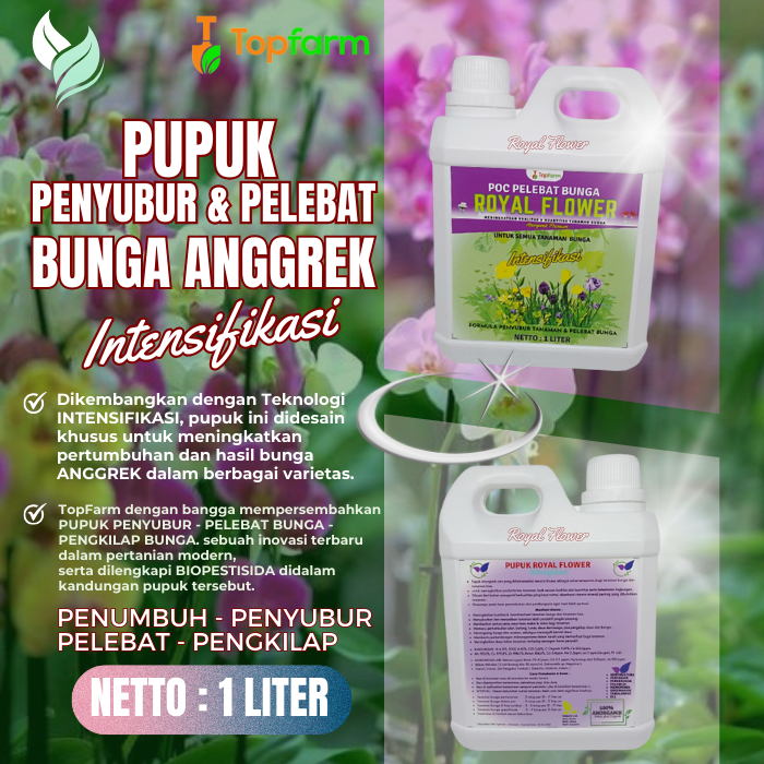 Pupuk Tanaman Bunga Hias / Pupuk Anggrek Cepat Berbunga / Pupuk Anggrek Rajin Berbunga / Pupuk Khusu