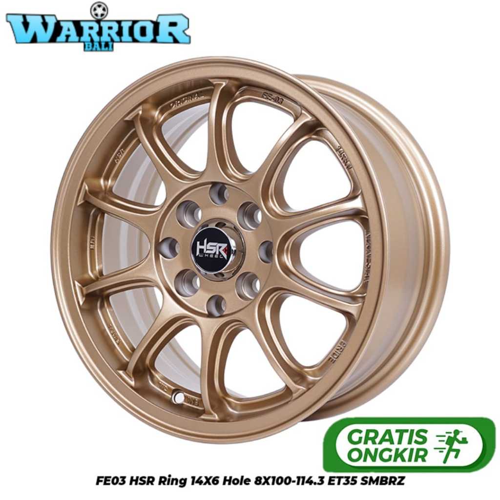 Velg Ce28 Ring 14 Mobil Brio Splash Corolla Lancer HSR FE03 R14