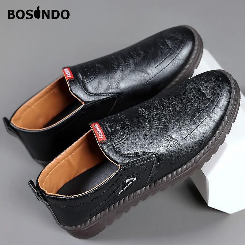 sepatu slip on pria TERBARU K20 sepatu casual pria slip on sepatu kulit import sepatu