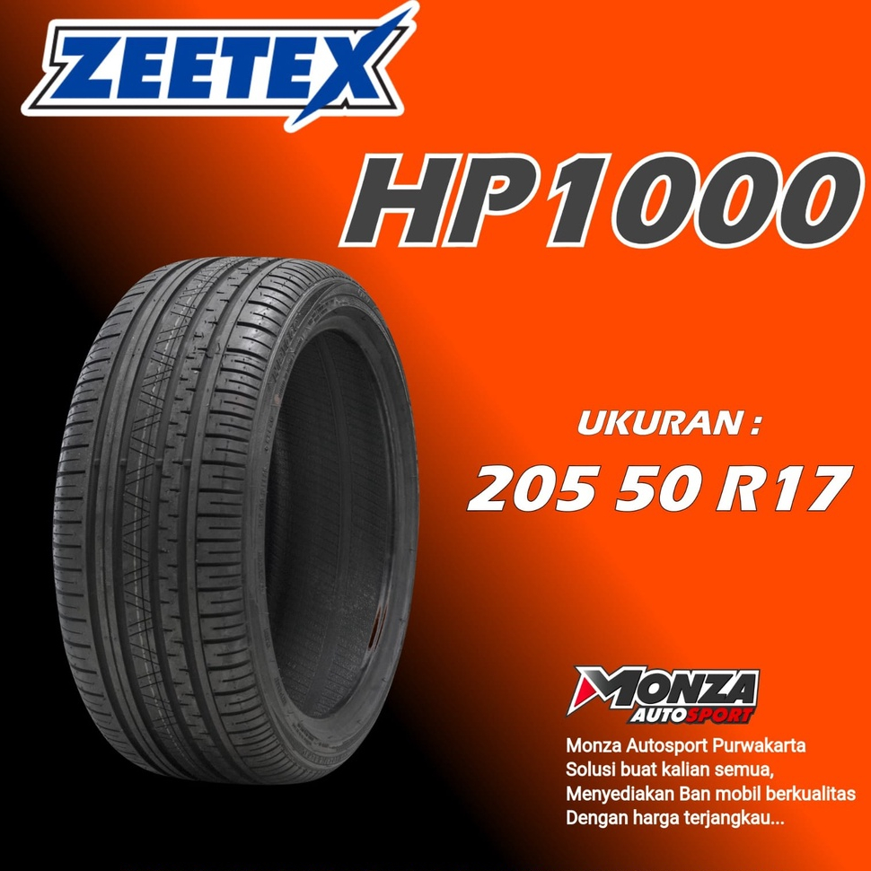 Ban mobil ukuran 205/50 R17 Zeetex HP1000