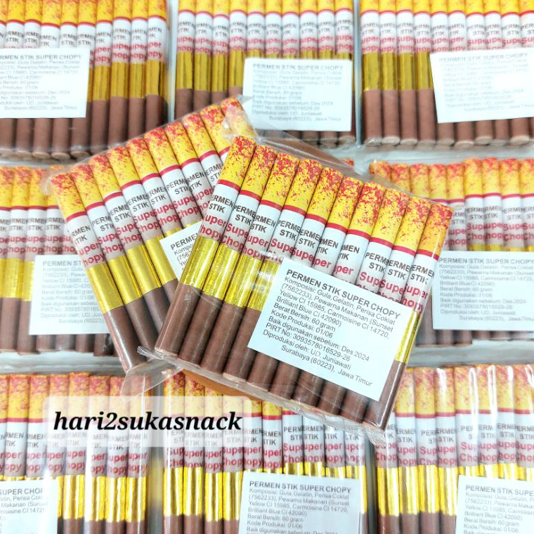 

BAYAR DITEMPAT ✅ Permen Stik Jadul Permen Stik Cokelat Super Chopy