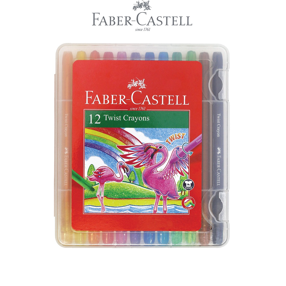 

➥☈✥ Faber-Castell Twist Crayon set 12