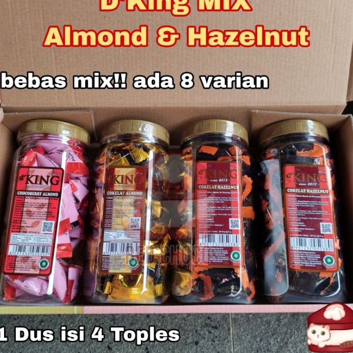 

KKCG7664 11.11 D'King (MIX) Cokelat Almond/Chocoberry/Hazelnut (DUS)