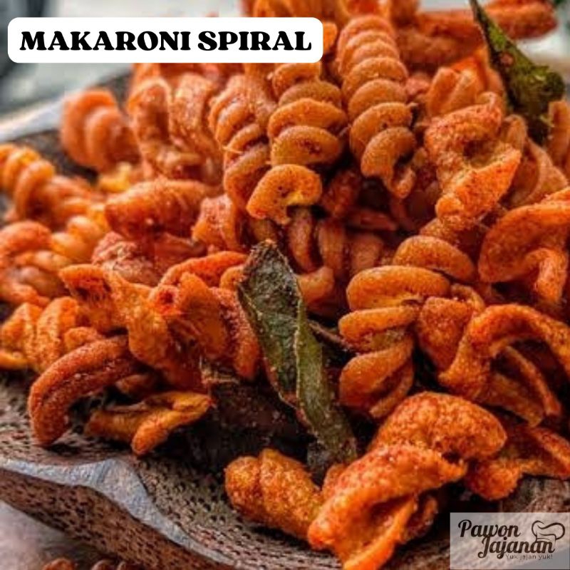 

PJ_A11 Makaroni Spiral pedas daun jeruk gurih renyah pedas kemasan MINI PACK