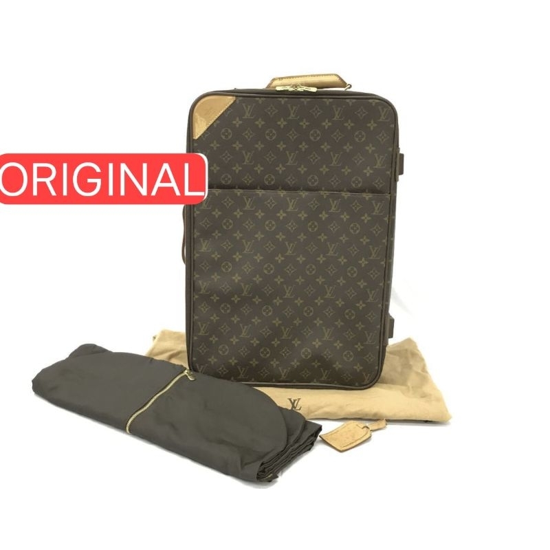 Koper Lv Monogram Pegase 55 Carry On Luggage Original