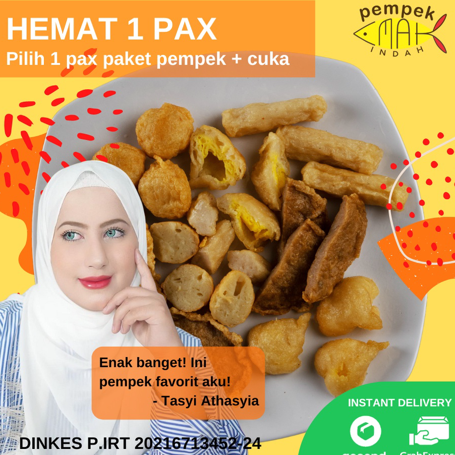 

FNVD5415 9.9 BRANDS FESTIVAL PEMPEK EMAK INDAH - PEMPEK MPENAK PALEMBANG ASLI IKAN TENGGIRI - Paket 1 Pax KAPAL SELAM DAN CAMPUR