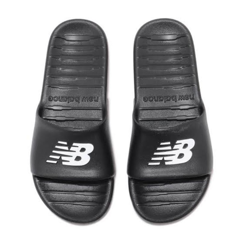 NB New Balance Kids Youth Black Navy Slides Sandals Unisex Men Boys Girls Women 100 Preschool Grades