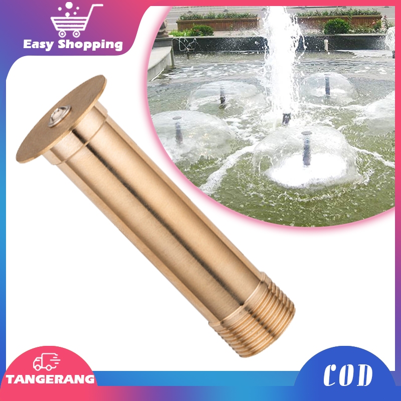 Fountain Pond Nozzle 1/2" 3/4" Kepala Nozzle Sprinkler Adjustable Bahan Kuningan Nosel Air Mancur Ko