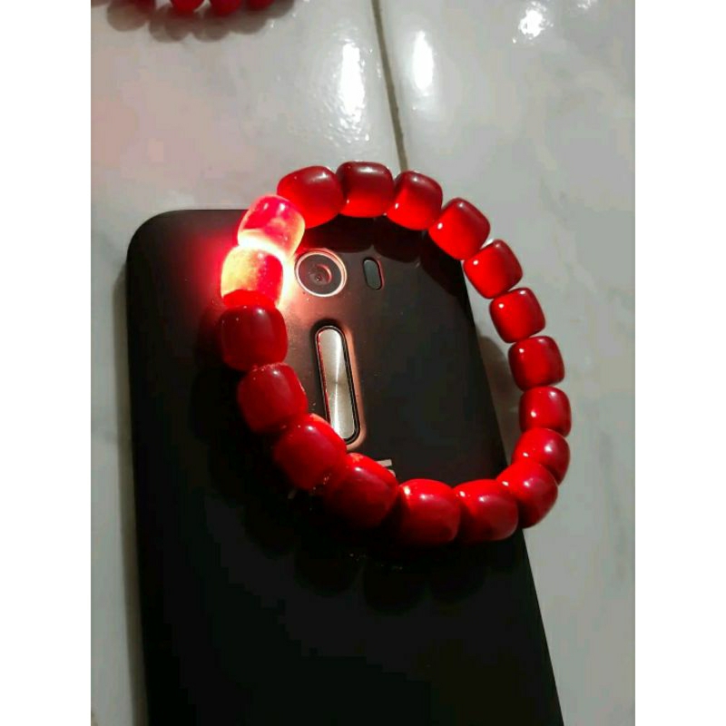 gelang batu marjan asli