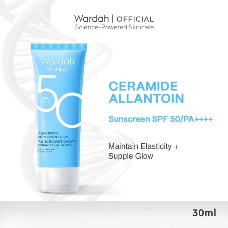 Wardah UV Shield Aqua Fresh Tabir SuryaSerum SPF 50 PA++++30ml