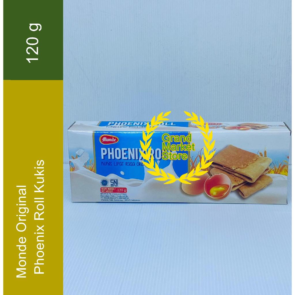 

Monde Phoenix Roll Kukis Lipat Rasa Original 120 gram Cookies