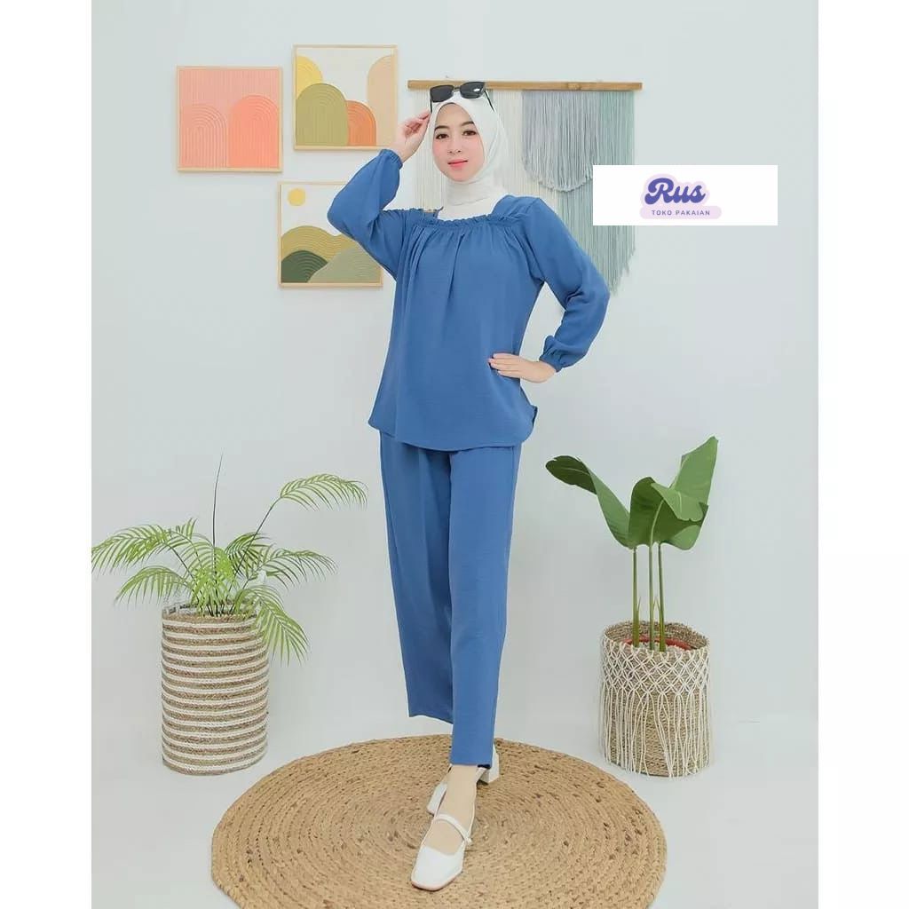 One Set Fuji Lengan Pendek Bahan KATUN PREMIUM TERBARU MURAH