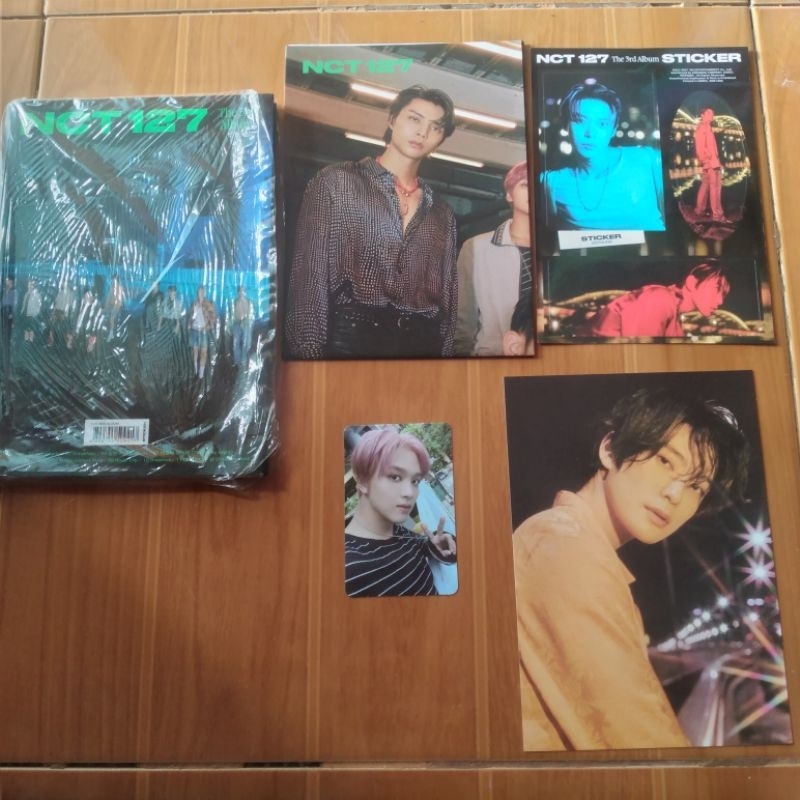 NCT 127 STICKER ALBUM HAECHAN SET PC PHOTOCARD JAEHYUN JOHNNY DOYOUNG