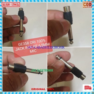 G358 ORIGINAL Konektor Splitter Aux RCA 6,5MM Spliter conektor audio acc handphone hp jek jack micro