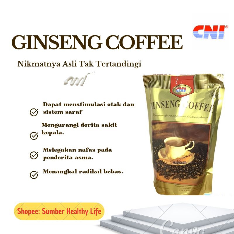 

GINSENG COFEE (CNI 100% COFEE TAK TERTANDINGI)