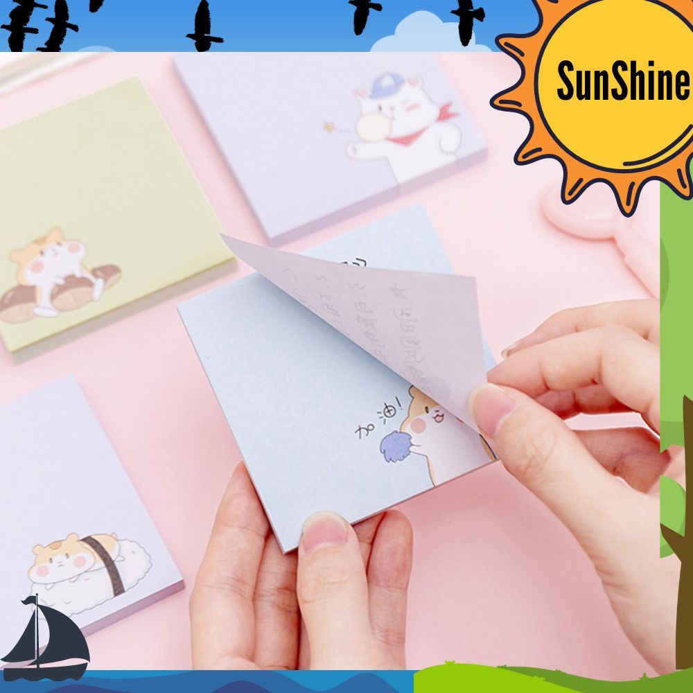 

✨Sunshine Fancy✨ Sticky Note / Kertas Memo Hamster & Bear AT0137