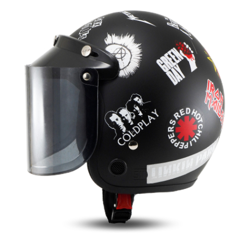 Helm Bogo Dewasa Retro pria wanita lucu sudah SNI Terbaru