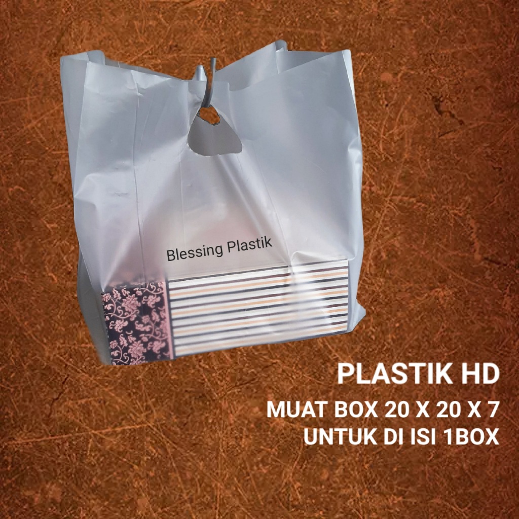 Kantong Plastik HD Muat Box 20x20x7