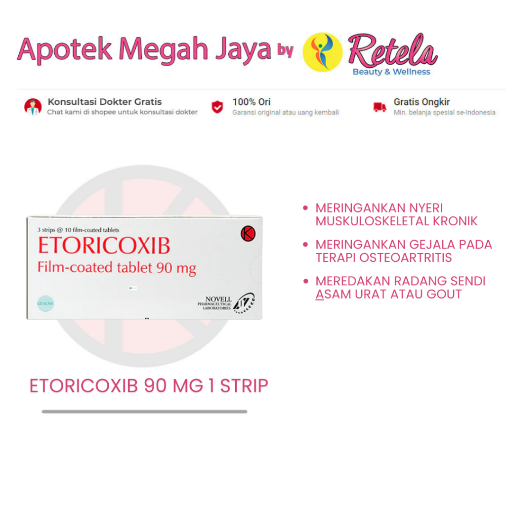 Etoricoxib 90 mg 10 Tablet