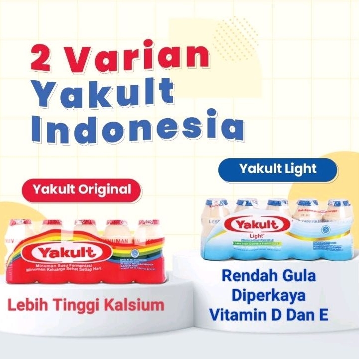 

Yakult Per Pack isi 5 Botol Probiotik Kesehatan Usus