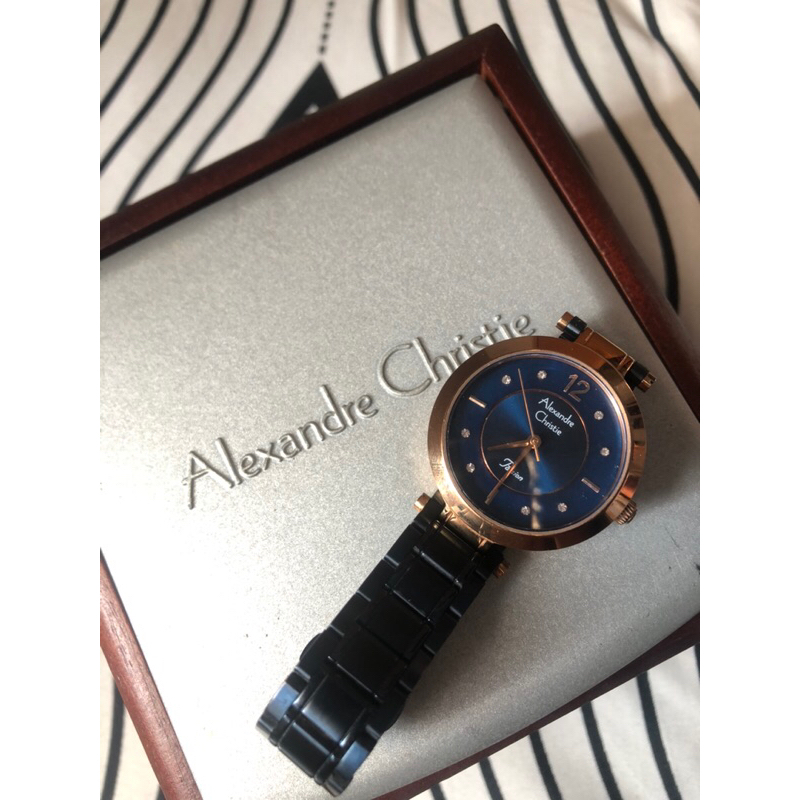 jam alexandre christie original preloved. jam seken.