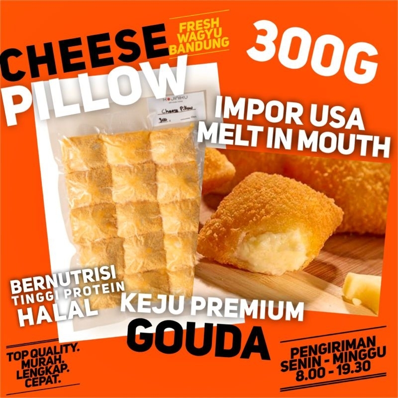 CHEESE PILLOW MCCAIN KEJU GOUDA HALAL GROSIR Snack Bernutrisi 300g