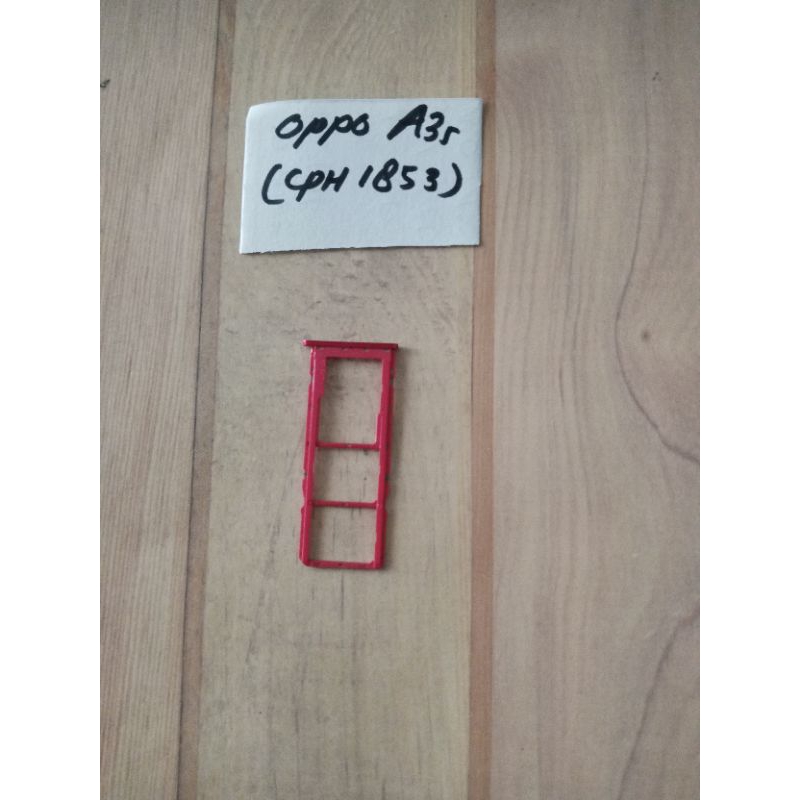 Simtray Simcard Tempat kartu Original Copotan Hp Oppo A3s Cph 1853