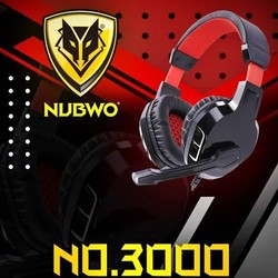 HEADSET GAMING, HEADPHONE GAMING, HEADSET HEADPHONE NUBWO NO 3000