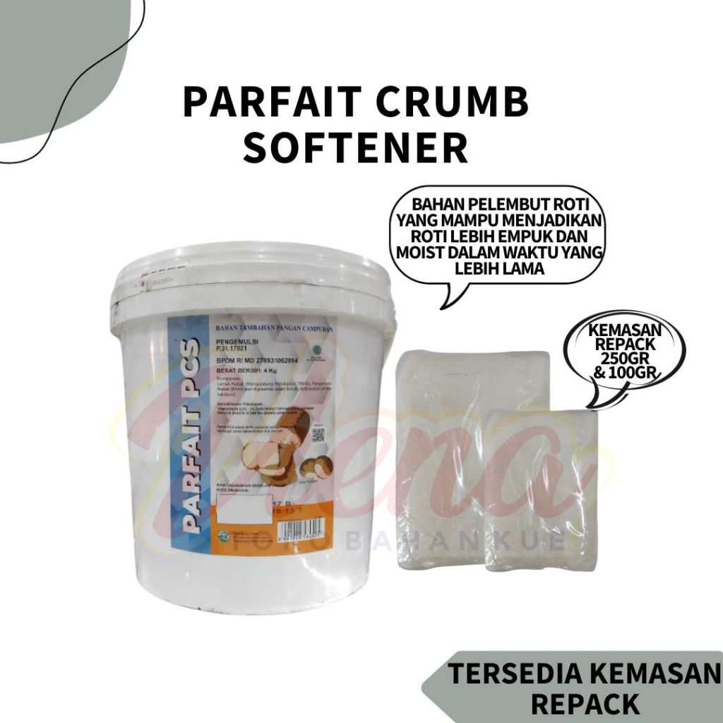 

Parfait Crumb Softener REPACK 250gr / Parfait PCS / Pengempuk Roti