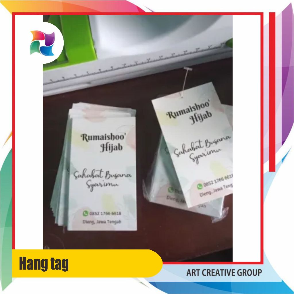 

SATTUAN TERMURAH) LABEL BAJU / TAG PRICE BAJU / HANGTAG BAJU CUSTOM DESAIN