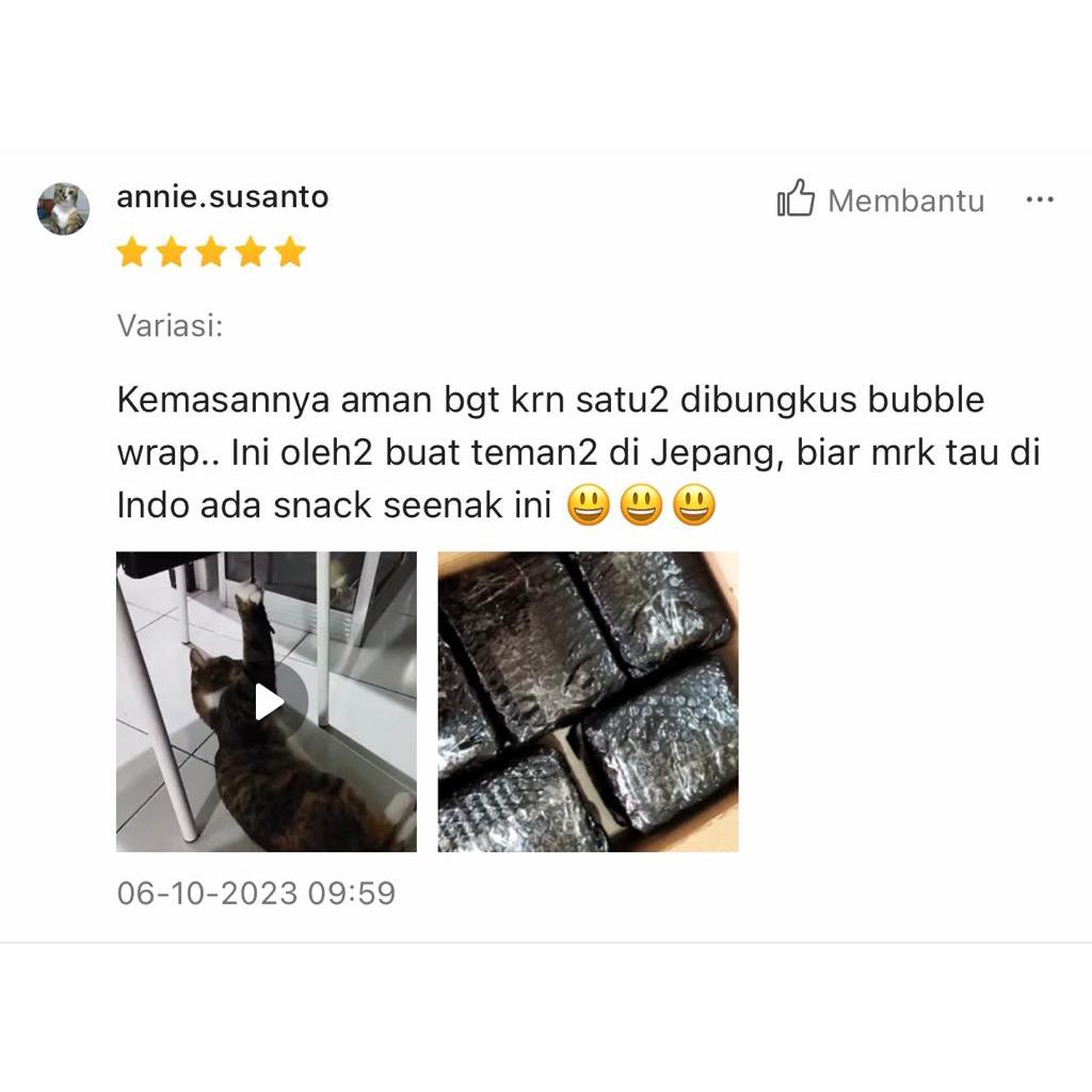 

QH Makanan Ringan Juhi Snack Juhi Pulau Seribu Toples Sedang cemilan cumi kering