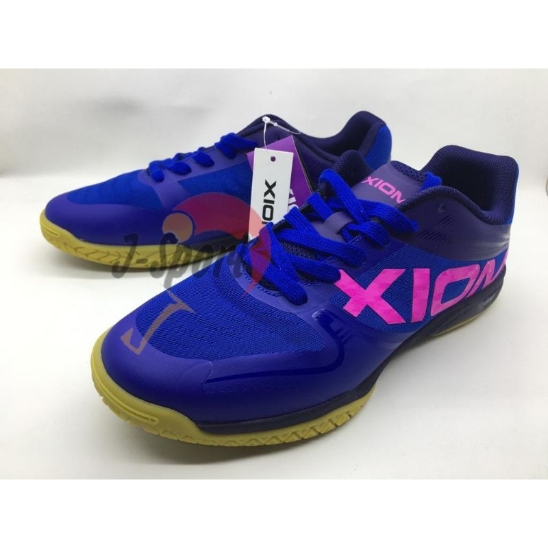 SEPATU XIOM IGRE BLUE/SEPATU TENIS MEJA ORIGINAL/SEPATU PINGPONG MURAH