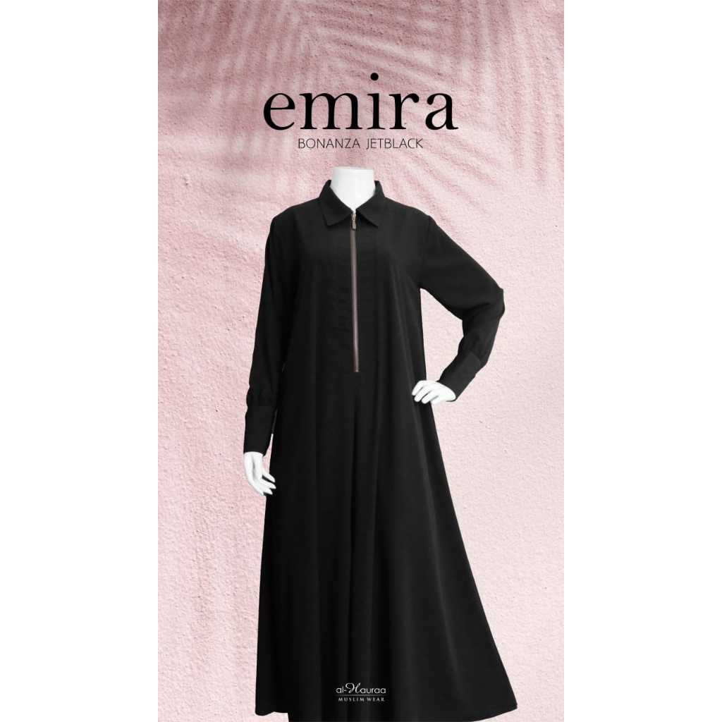 Gamis Emira Black Series by Alhauraa