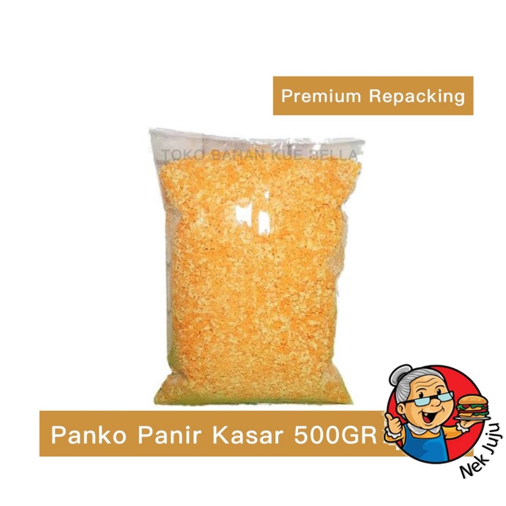 

Tepung Roti PANKO 500gr / Bread Crumb Tepung Panir - PANKO KUNING