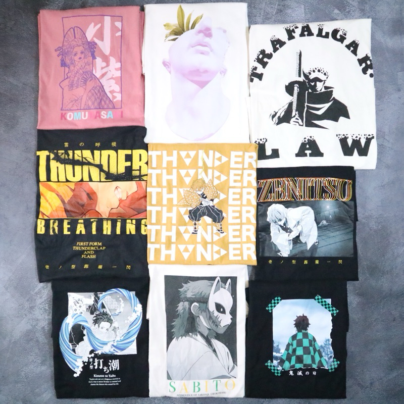 TSHIRT KAOS UNIQLO UT COLLABS ANIME GRAPHIC TEE
