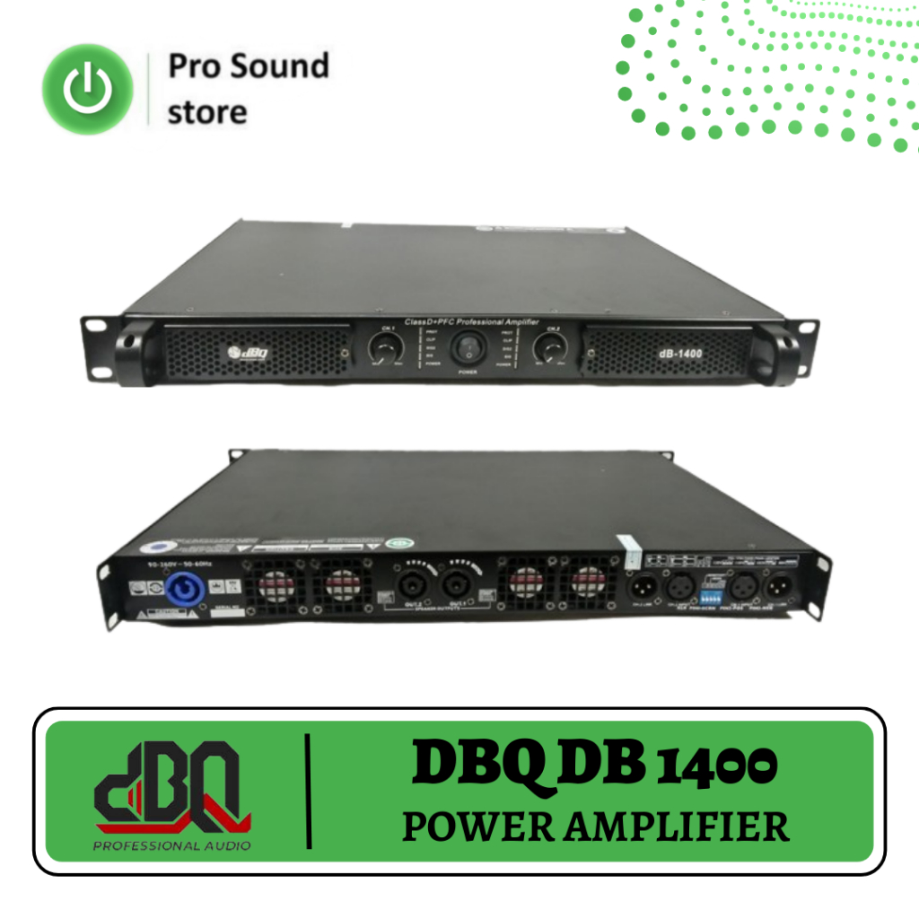 POWER AMPLIFIER DBQ DB 1400