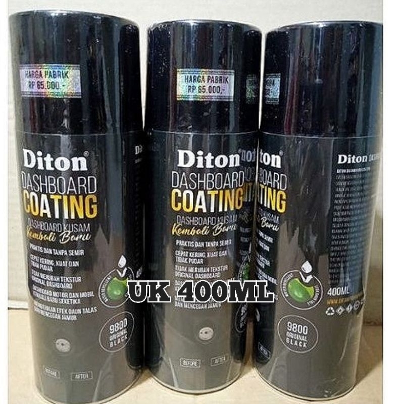 Diton DASHBOARD COATING Original Black 9800 Pilok Pilox Cat Diton Dashboard Coating 400ml Original
