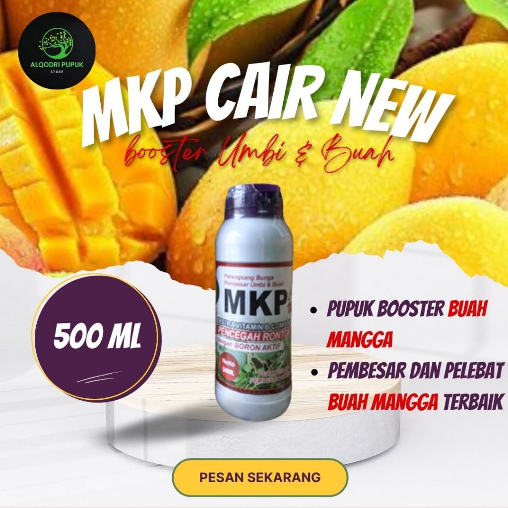REKOMENDED MKP CAIR NEW 500ML Pupuk booster nutrisi untuk buah mangga terbaik